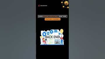 Learn Backend Development From These YouTube channels 💻✅ #shorts #backend #tech #java