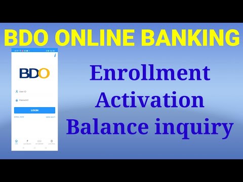 Paano mag enroll sa BDO online banking 2021/ BDO online banking enrollment