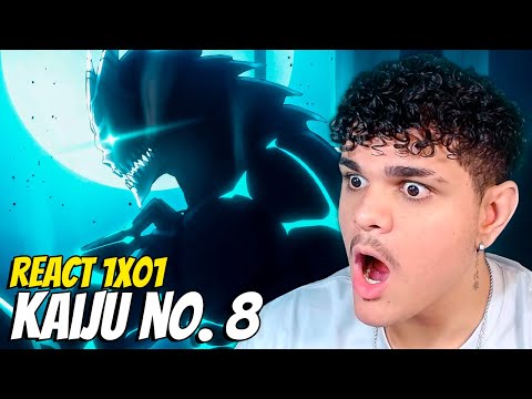 O HOMEM QUE SE TORNOU KAIJU! Kaiju No 8 EP 1 - REACT
