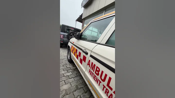Mahinda Ambulance Vehicle 🚑 | #automobile #mahindra #ambulance #emergency #hospital #hospitality