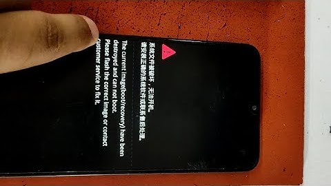 the current image (boot/recovery) have been destroyed ||realme 5,5i,5pro flashing information about
