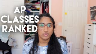 AP CLASSES RANKED! (easiest, hardest, and best to selfstudy)