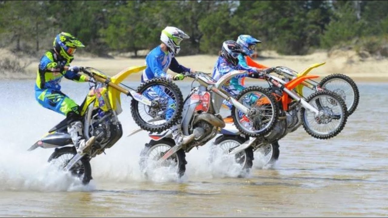 MOTOCROSS ON WATER POSSIBLE OR NOT? (HD) YouTube