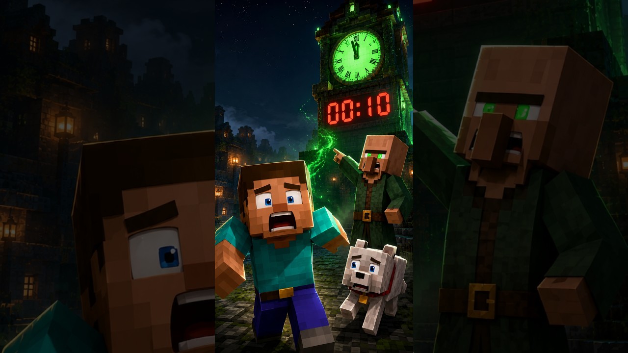 This Minecraft Villager Knew Steve Would Die Tomorrow… 😳 #shorts #minecraft