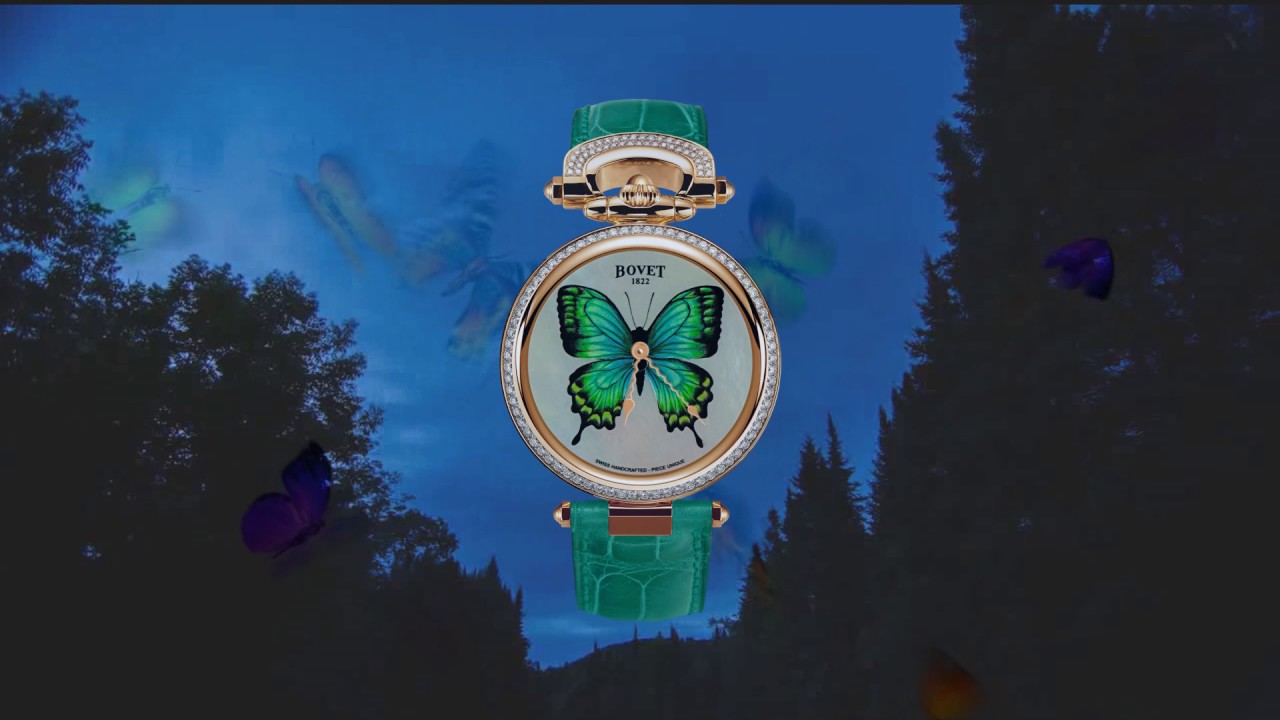 Bovet 1822 luminous butterfly watch