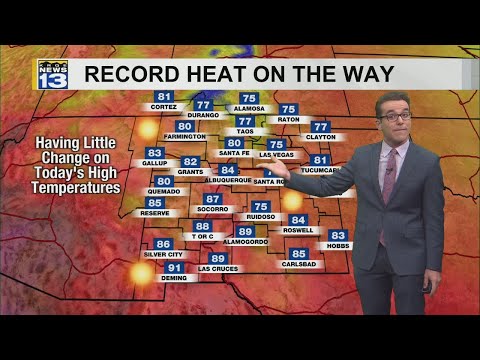 Hottest Air of Season with Records in Short Term in New Mexico 4-11 ...