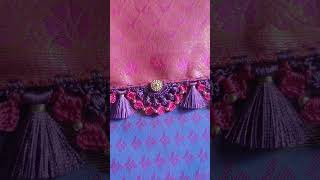 Bridal saree tassels | Grand saree Kucchu arch design with bridal beads#crochetdesign #sareekucchu