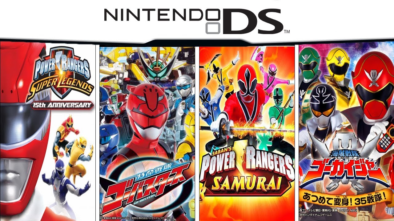 Evolution of Power Rangers & Super Sentai Games on DS - YouTube