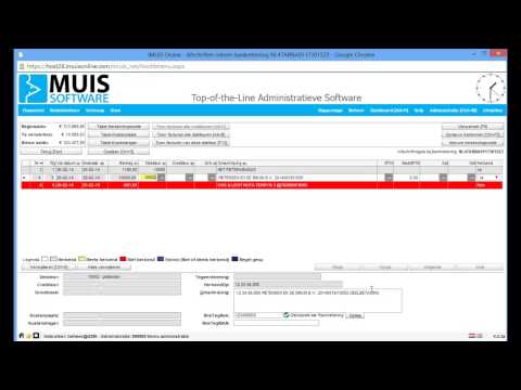 iMUIS Online boekhouden Instructievideo: Afschriften inlezen