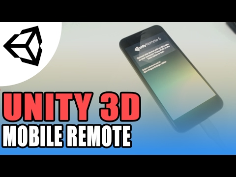 Unity Remote - Mobile to Editor - Unity 3D [Tutorial]
