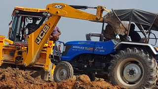 Fully Loaded Tractors | JCB Backhoe Machine Cutting Mud And Making Drain |DozerVideo |Off RoadPlanet screenshot 5