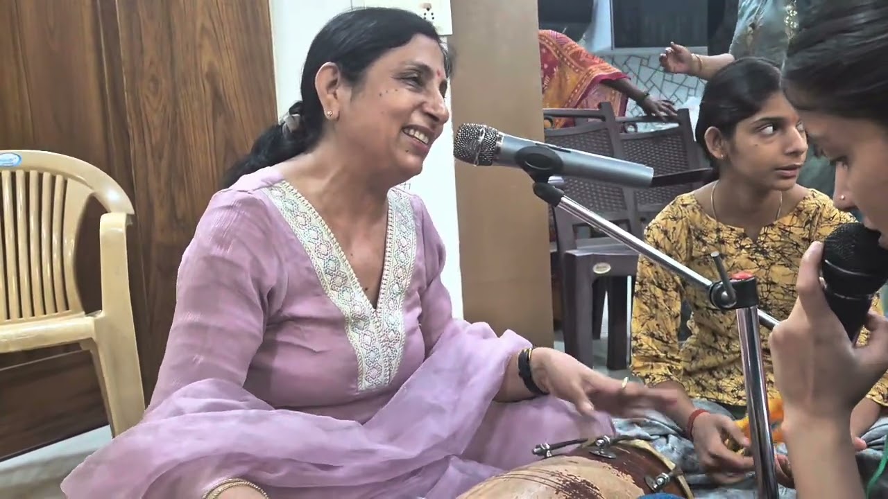 🍀🌷#एक ओर बड़ा ही प्यारा भजन #सुनाया बहन शिखा ने🎵मै सोहनी लगां हारां वाले दे नाल ( पंजाबीभजन )#share