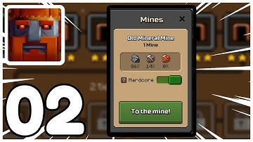 Hardcore Mine - Epic Mine - Gameplay Walkthrough Part 02 (iOS, Android)