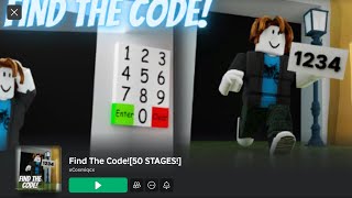 Find the code 50 stages! Part 1 (1-16 completed)