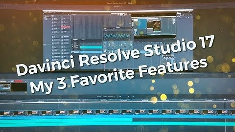 Davinci Resolve Studio 17: My 3 favorite new features incl. performance test & effect walkthrough.