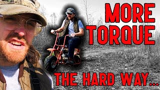 Dirt Bug Mini bike - Revival! - Tune-up and torque increase... the hard way!! (Blitz Doodle bug)
