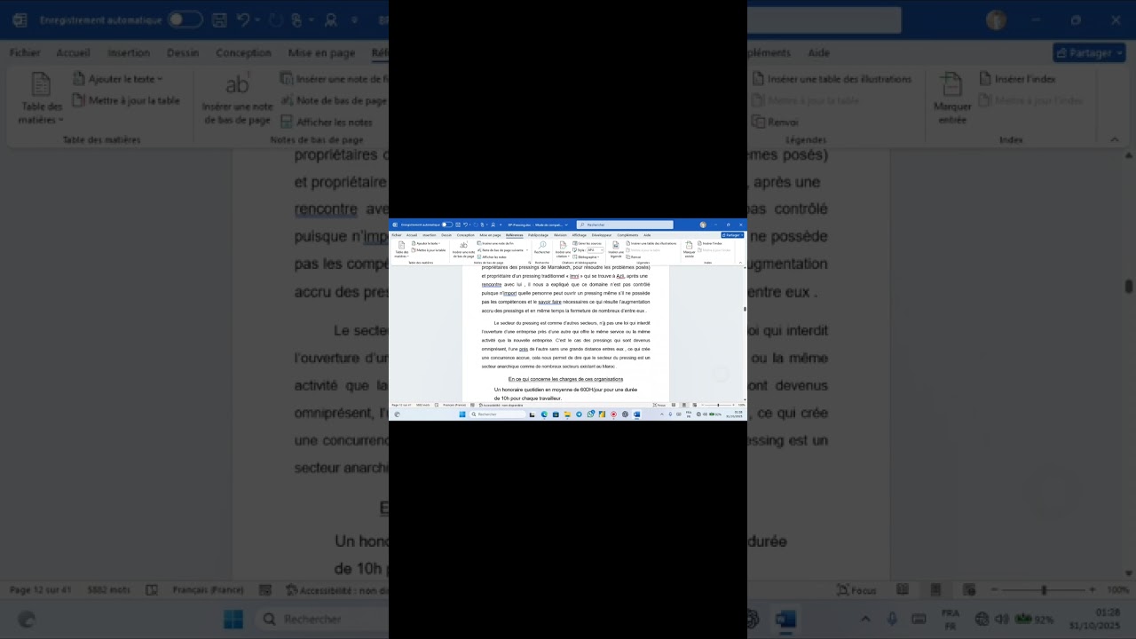 📜 Créer une note de bas de page sur Word — Wagadou Academy 🇲🇱✍️