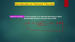 Network Theorems