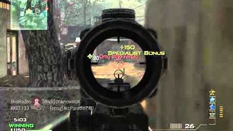 MW3 BiioHaZee : Dragunov ACOG M.O.A.B