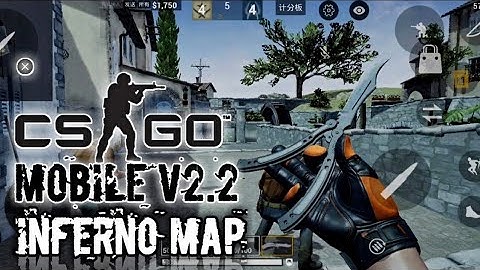 CSGO Mobile UE4 v2.2 | New Update Gameplay #4 | CSGO New Inferno Map | Online FPS Android Gameplay