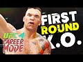 UFC 4 Career Mode - Ep 3 - FIRST ROUND K.O.!!