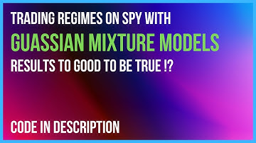 Backtesting SPY with Gaussian Mixture Model Regime Detection - Issue Found (See Next Video)