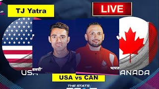 🔴Live USA vs CAN | United States vs Canada 2024 | Cricket Score Live