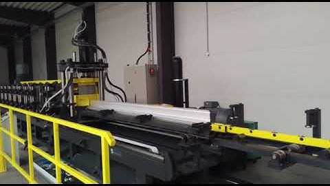 Roll forming line for Z-profiles, with automatic stacker, made by Pasterkamp Metal Sheet Solutions