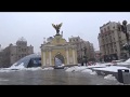 Киев накрыло снегом и холодом...