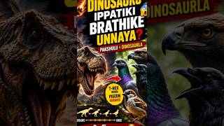 🦖 Dinosaurs Inka Brathike Unnaya? Birds Asalu Evaru? 🤯 #WhyUniverse #Dinosaurs #Birds #Evolution