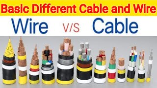 Difference between Wire and Cable, Wires vs Cables  @electricaldost