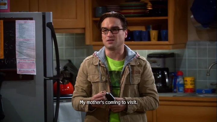 Leonard's mom comes over to visit! TBBT S2E15