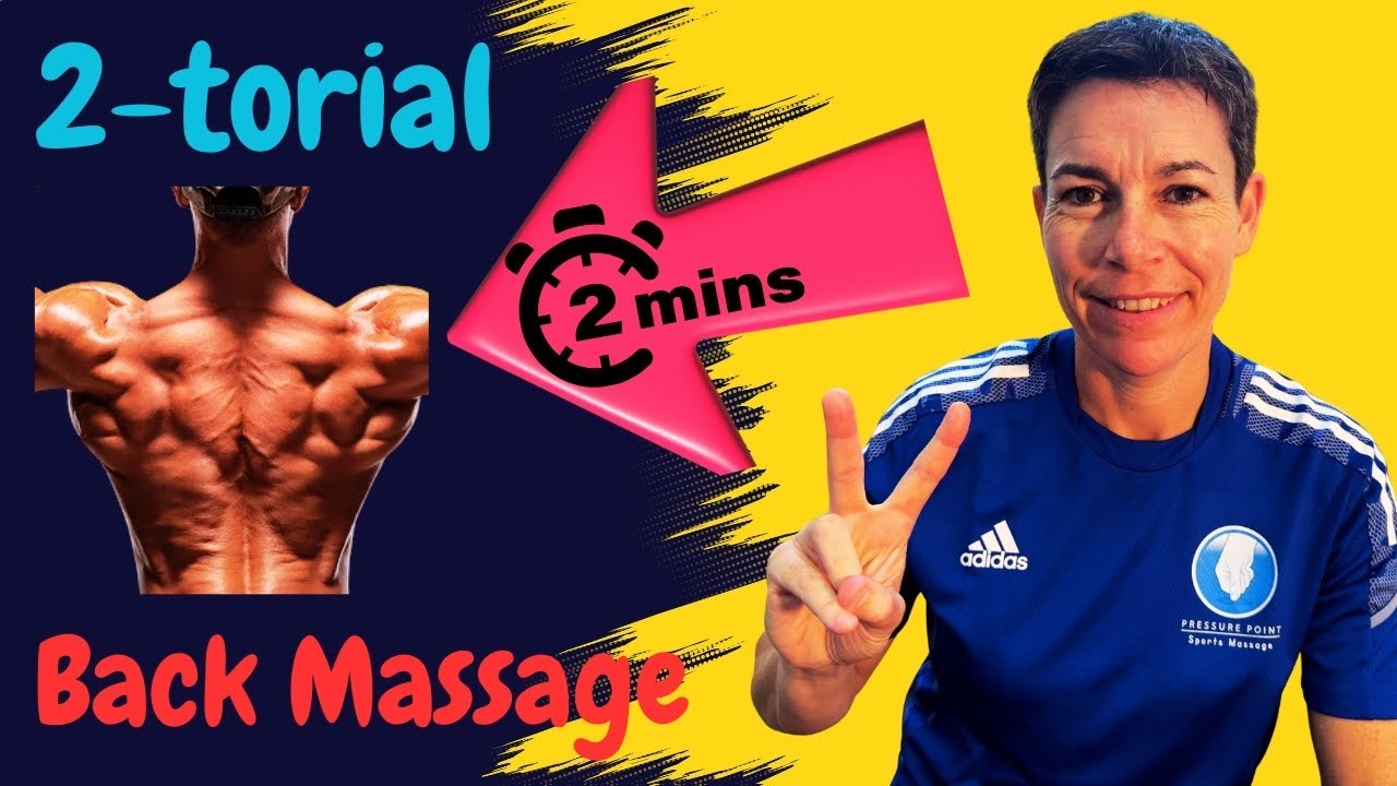 Upper Back Massage in 2 Minutes – Quick Tutorial - YouTube