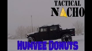 Donuts in a Humvee