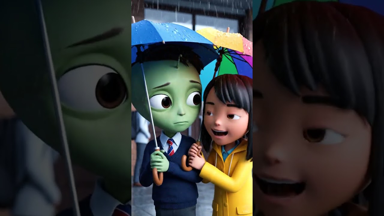 Rain can’t stop friendship 🌧️ 