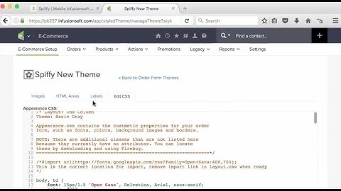How to Create a New Infusionsoft Order Form Theme