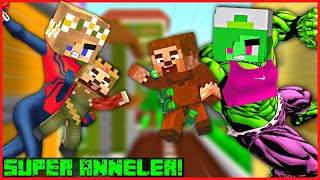 SÜPER ANNE BARBİE VE MİRAY, ÇOCUKLARI ARDA VE RÜZGARI KURTARIYOR! 😱 -Minecraft