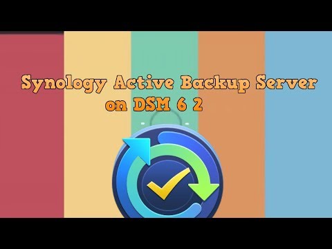 Synology Active Backup for Server on DSM 6 2