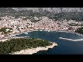 #Makarska (from above) #Croatia, #winter #2022 #coast #landscape, #4K #Drone