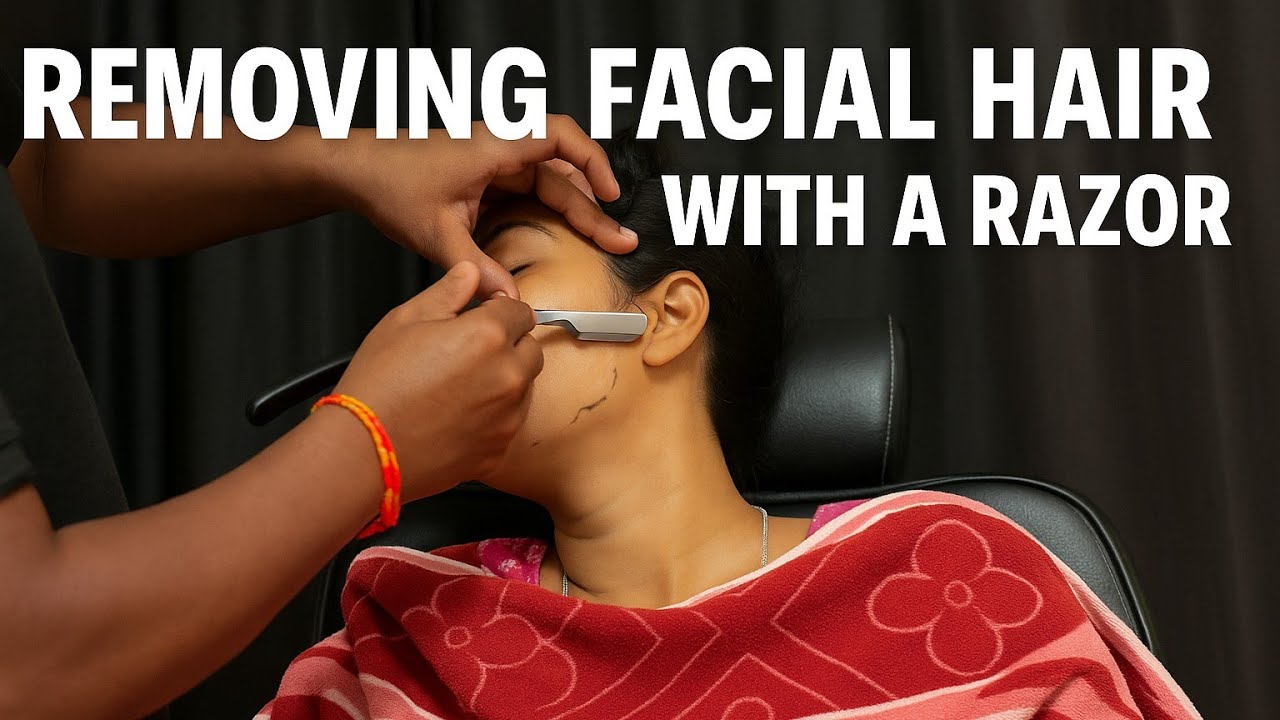 Face Shaving & Deep Clean | মুখ পরিষ্কার ও সেভ করার দুর্দান্ত পদ্ধতি | S.H Hair Cut