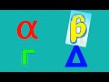 The Greek alphabet show Α Β Γ Δ 