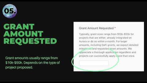 How to submit your application for ‎ the @Aurora  project grant