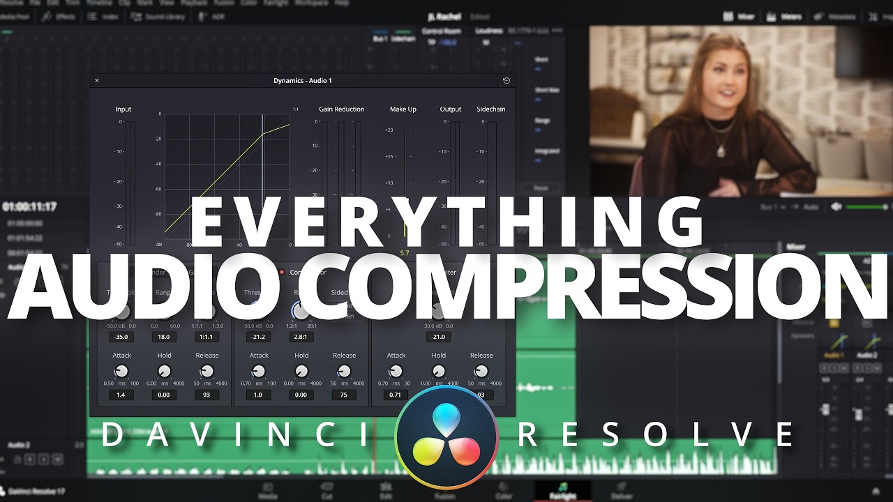 Audio Compression Davinci Resolve 17 Tutorial For Beginners YouTube