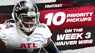 Top 10 Waiver Wire Pickups for Week 3 (2021 Fantasy Football)