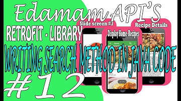 Android Retrofit tutorial food recipes app using MVVM|Edamam API #12