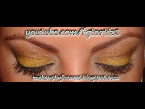 Maquillaje Tutorial Look Amarillo Para Otoo Espaol