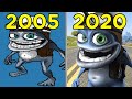 Evolution of crazy frog games 20052020