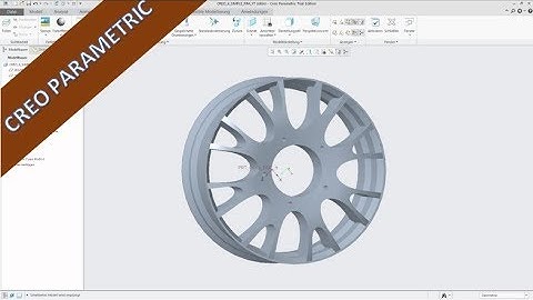 Simple Rim - Einfache Felge - Creo Parametric Training - Part Design