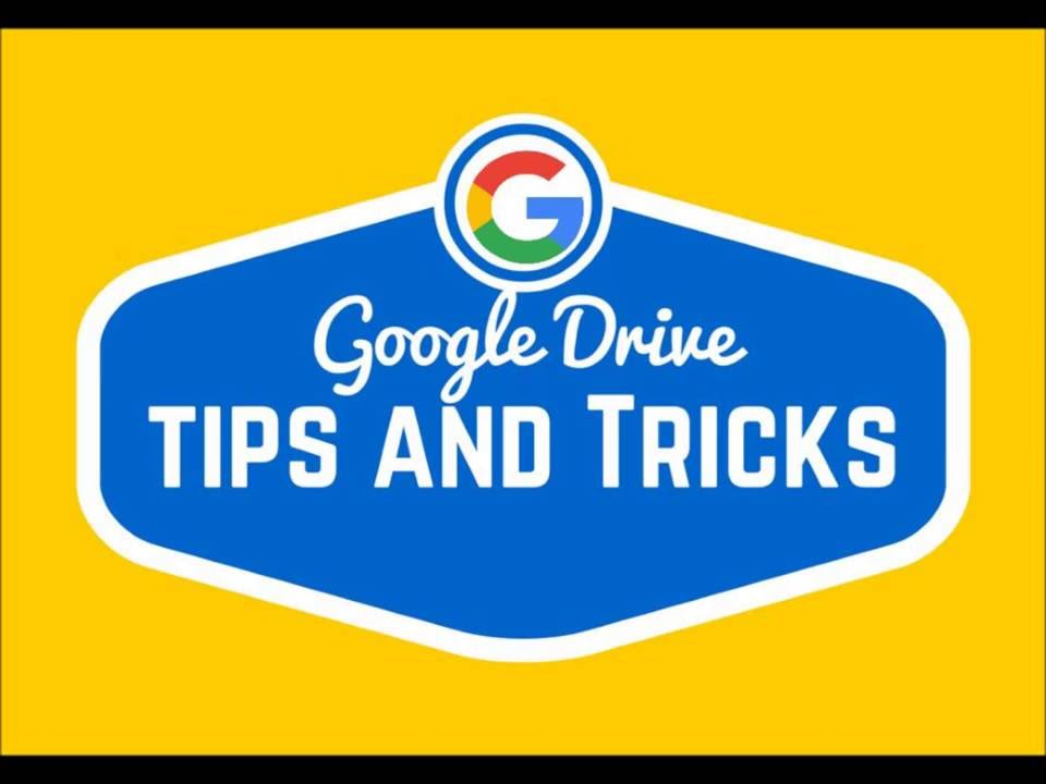Google Drive Tips and Tricks - YouTube