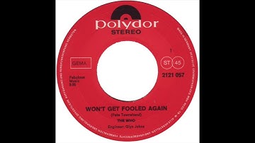 THE WHO   "WON